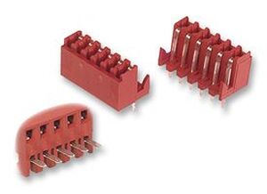 4455/22-14-2064/38-00-1396 Lige Printkortfatning med 1 Række, 2.54mm Afstand, 6-Polet, 2,5A 250 V