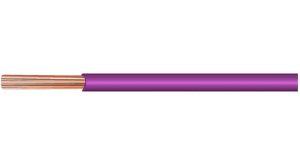 H05VK075VL Wire H05V-K 0,75mm² Violet (lilla)