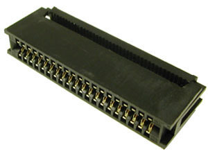 C40TG Kantconnector 2x20-pol RM2,54 Fladkabel