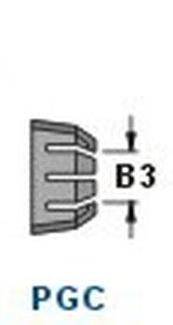 PG-20 Kabelforskruning PG20, sort (Ø6-13mm kabel) Claw