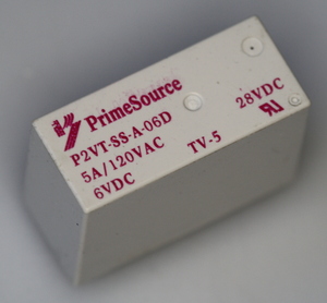 P2VT-SS-A-06D Relæ 6VDC 5A 1xslutte 50R