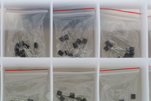 TRAN0003 Transistor-sortiment, 170 stk. (17x10) i sortimentskasse
