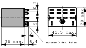 LY2 48DC 48VDC 2600 Ohm 900mW