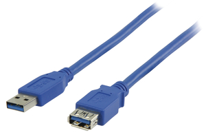 N-VLCP61010L20 USB 3.0 Forlængerkabel A han - A hun 2.00 m Blå