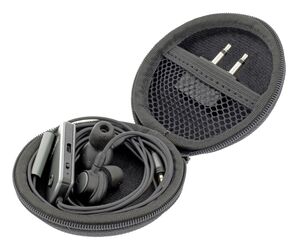 N-SWANCHS100GY Headset ANC In-ear 3.5 mm Kabel Indbygget Mikrofon 120 cm Antracit/Sort