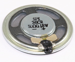 SPK36CR Miniature Speaker 1,5W 50 Ohm Ø=36mm