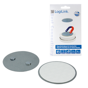 HSC0005 LogiLink® Magnetic Fastening-Kit for Smoke Detectors