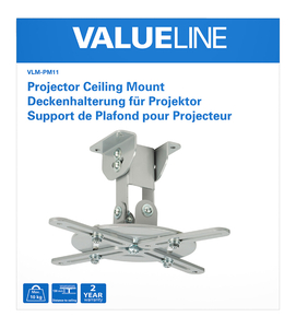 N-VLM-PM11 Projector Ceiling Mount Full Motion 10 kg Silver