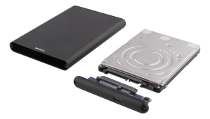MAP-GD47C Ekstern harddiskkasse, 2,5" SATA 3.0 USB 3.1 USB-C Sort