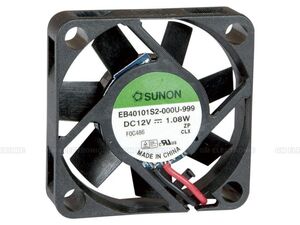 EE40101S21000U999 Fan 12V 40x10 G 12m³/h 23dBA