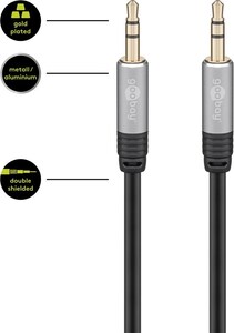 W79122 Audiokabel, Minijack 3,5mm stereo, 1,5m