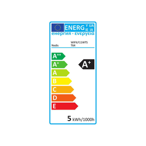 N-WIFILF11WTST64 Wi-Fi Smart LED-pære | E27 | ST64 | 5 W | 500 lm | Hvid