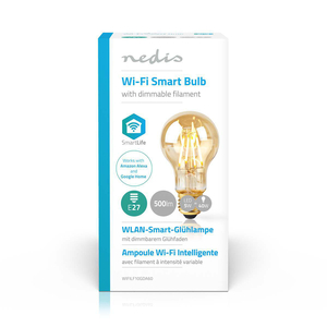 N-WIFILF10GDA60 Wi-Fi Smart LED-glødepære | E27 | A60 | 5W | 500 lm
