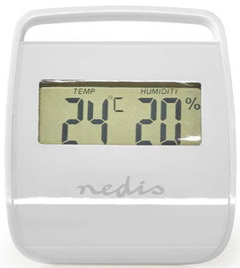 N-WEST100WT Termometer, Hygrometer, Indendørs, hvid