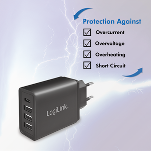 PA0221 USB 1xC og 3xA strømforsyning