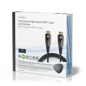 N-CVBG3400BK100 Optiske Hybrid HDMI™-kabel med Ethernet 4K@60Hz| AOC | HDMI™-stik - HDMI™-stik | 10,0 m | Sort