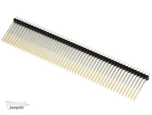 STIFT-2x50-26 Stiftliste LANG, 2 rækker. 100-polet, lige, 26,7mm (3/16)