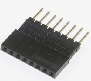 DS1023-05-1*8B8-A16.0/B6.8 Socket; pin strips; female; PIN: 8; straight; 2.54mm; THT; 1x8; 3A