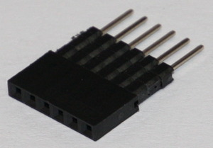 DS1023-05-1*106B8-A16.0/B6.8 Socket; pin strips; female; PIN: 6; straight; 2.54mm; THT; 1x6; 3A
