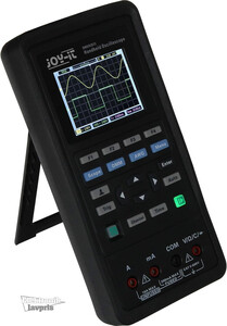 JT-DMSO2D72 Transportabel 3-i-1 : Oscilloskop, Multimeter og Signalgenerator - Joy-it DMSO2D72 Oscilloskop Multimeter, Signalgenerator 1 Hz - 70 MHz Trekant , Arbitrær , Sinus , Firkant