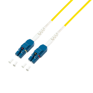 FP0UB07 Fiber duplex patch cable, OS2, 9/125µ, Uniboot LC-LC, yellow 7,5m