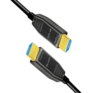 CHF0111 Optiske Hybrid HDMI 2.1 cable, A/M to A/M, 8K/60 Hz, AOC, black, 10 m