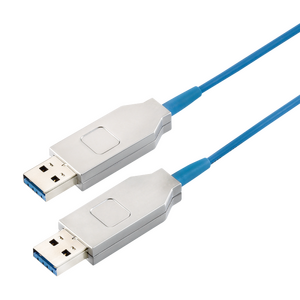 CU0105 Optiske Hybrid USB 3.0 cable, USB-A/M to USB-A/M, AOC,blue, 50m