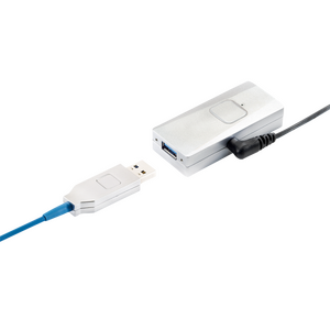 CU0110 Optiske Hybrid USB 3.0 cable, USB-A/M to USB-A/M, AOC,blue, 100 m