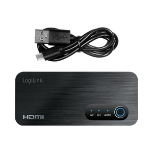 HD0058 HDMI switch, 2x1-Port, 8K/60 Hz, HDCP, HDR, VRR, CEC