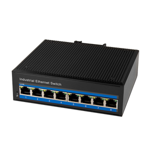 NS203P Industrial Gigabit Ethernet PoE switch, 8-port, 10/100/1000 Mbit/s