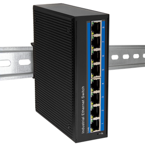 NS203P Industrial Gigabit Ethernet PoE switch, 8-port, 10/100/1000 Mbit/s
