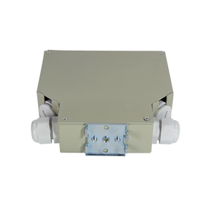 FB5000 Fibre optic DIN rail splice box for 8xLC or 6xSC couplers