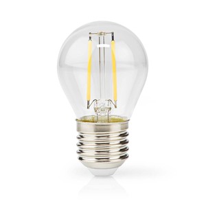 N-LBFE27G452 LED glødepære E27 | G45 | 4.5 W | 470 lm | 2700 K | Dimbar | Varm Hvid | 1 stk.