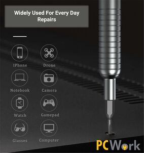 PCW08A PCWork Værktøjssæt Universal, 30 dele