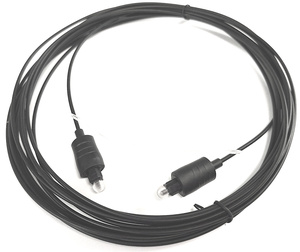 BN202878 Optisk kabel, Standard, 6 meter, sort
