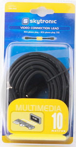 S106692 Cable RCA m/m 75 Ohm 10m Blister