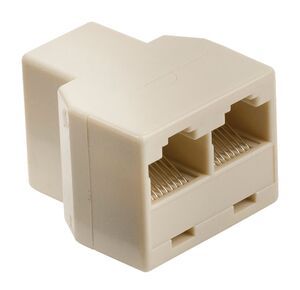 N-TEL-0036 8/8 Modular Splitter 8P8C 3 x HUN (IKKE TIL NETVÆRK!)