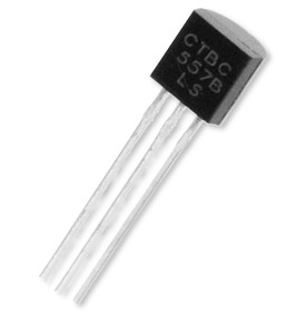 BC557B Transistor PNP 45V 0,1A 0,5W B:220-475 TO92