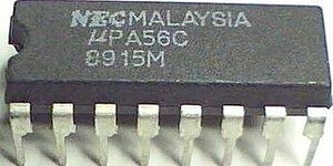 UPA56C 7 x Transistor Array 60V 0,1A 0,55W DIL16