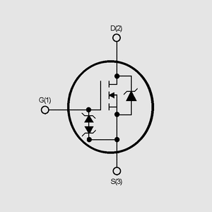 STP5NB90 N-Ch 900V 5A 125W 2,5R TO220  Schaltbild STP_Z