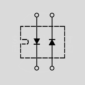 DSEI2X31-06C 2xFRED 600V 2x30A 100W SOT227B Circuit Diagram