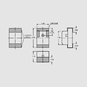 LTST-C170CKT SMD-LED Red 20mcd 130&deg; 0805 LTST-C170_KT, LTW-170TK