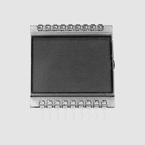 DE301RS-20/6,35 LCD-Display 8Dig (14-Segm) 7,0mm