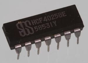 CD4025 Buffered Triple 3-Input NAND/NOR Gate DIP-14