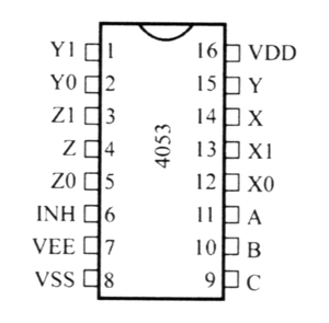 CD4053 Analog Mtpx Dem Mtpx DIP-16