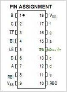 CD4513 7-Segment Driver DIP-18