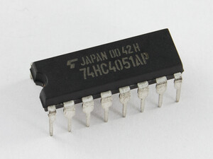 74HC4051 8-channel analog multiplexer/demultiplexer DIP-16