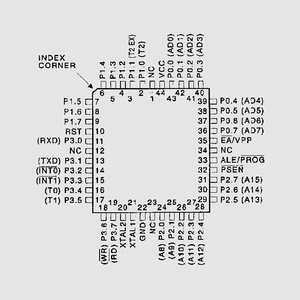 AT89C4051-24SU MC 5V 4K-Flash 24MHz SOL20 PLCC44