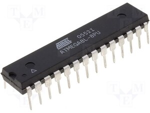 ATMEGA8L-8PU MC 8bit 2,7V 8kB Flash 8MHz SDIP28