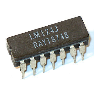 LM124J 4xOp-Amp 3-32V -55..+125&deg;C C DIP-14